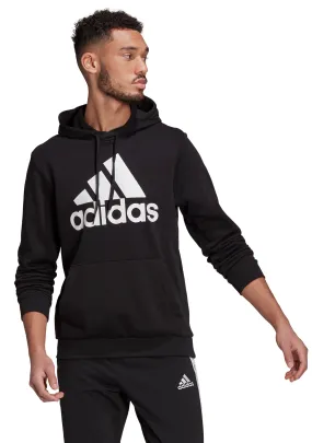 Adidas Mens Black Logo Hoodie <br> GK9540