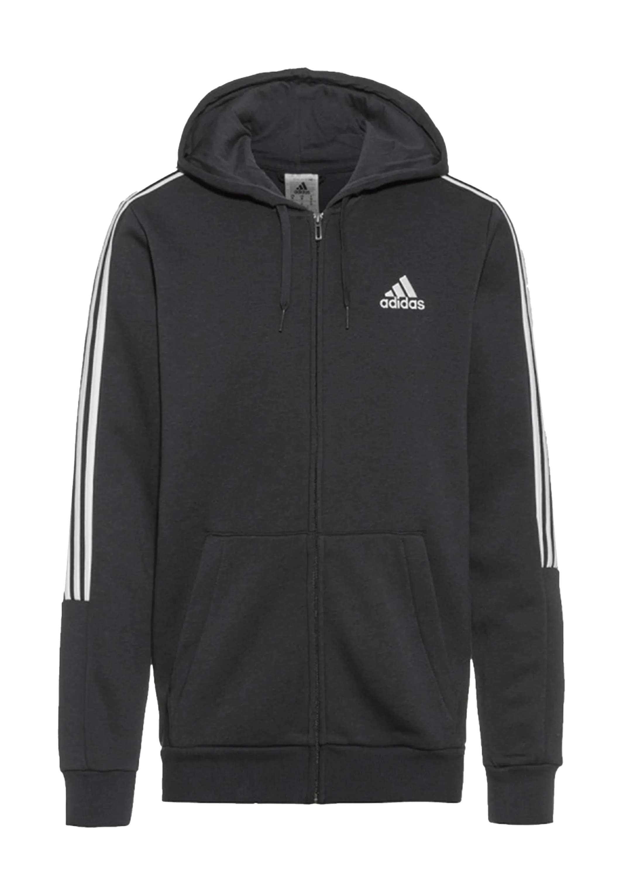 Adidas Mens Essentials Fleece Cut Fullzip Hoodie <br> GK9585