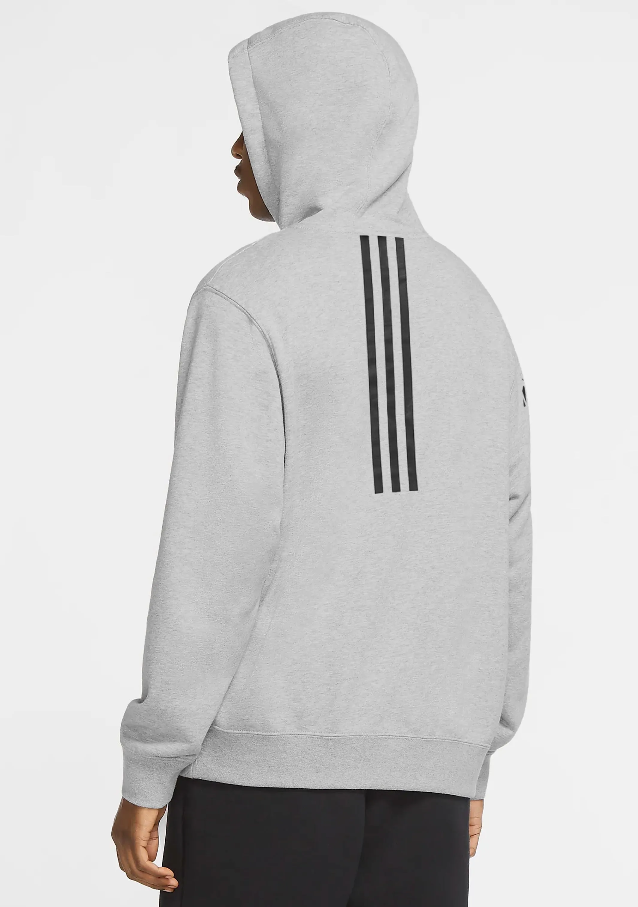 Adidas Men's WBC Traditional Grey/Black Boxing Hoodie <BR> ADIWBCHD1