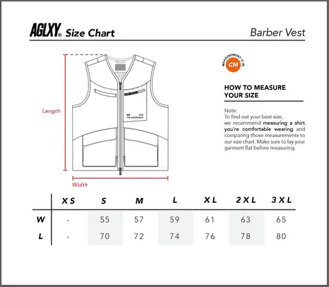 AGLXY x Nick The Barbership Vest - Black