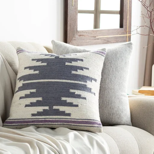 Alamosa Cream & Denim Pillow