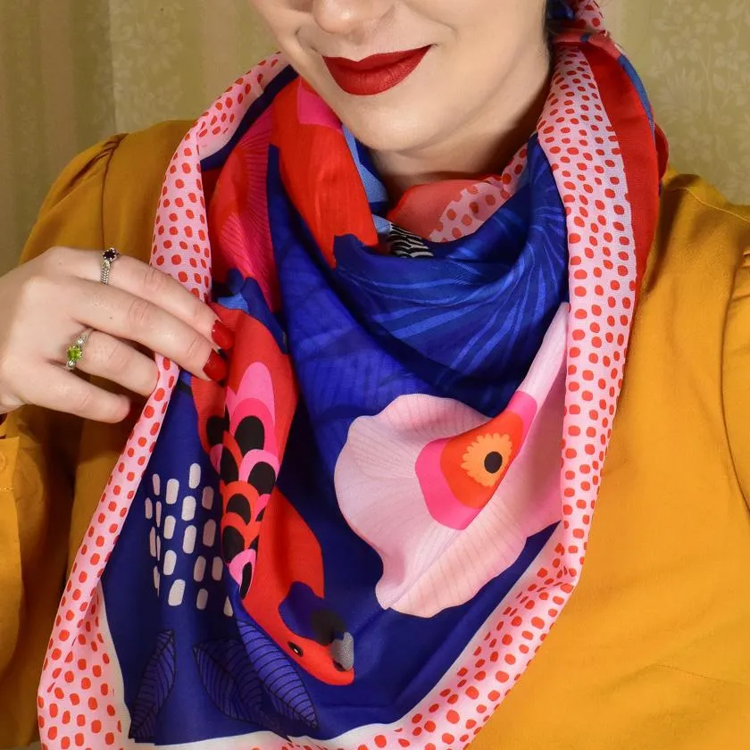 Bird Flock Square Scarf