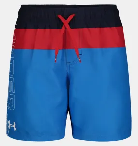 Boys' Triblock Logo Swim Volley Shorts | Under Armour