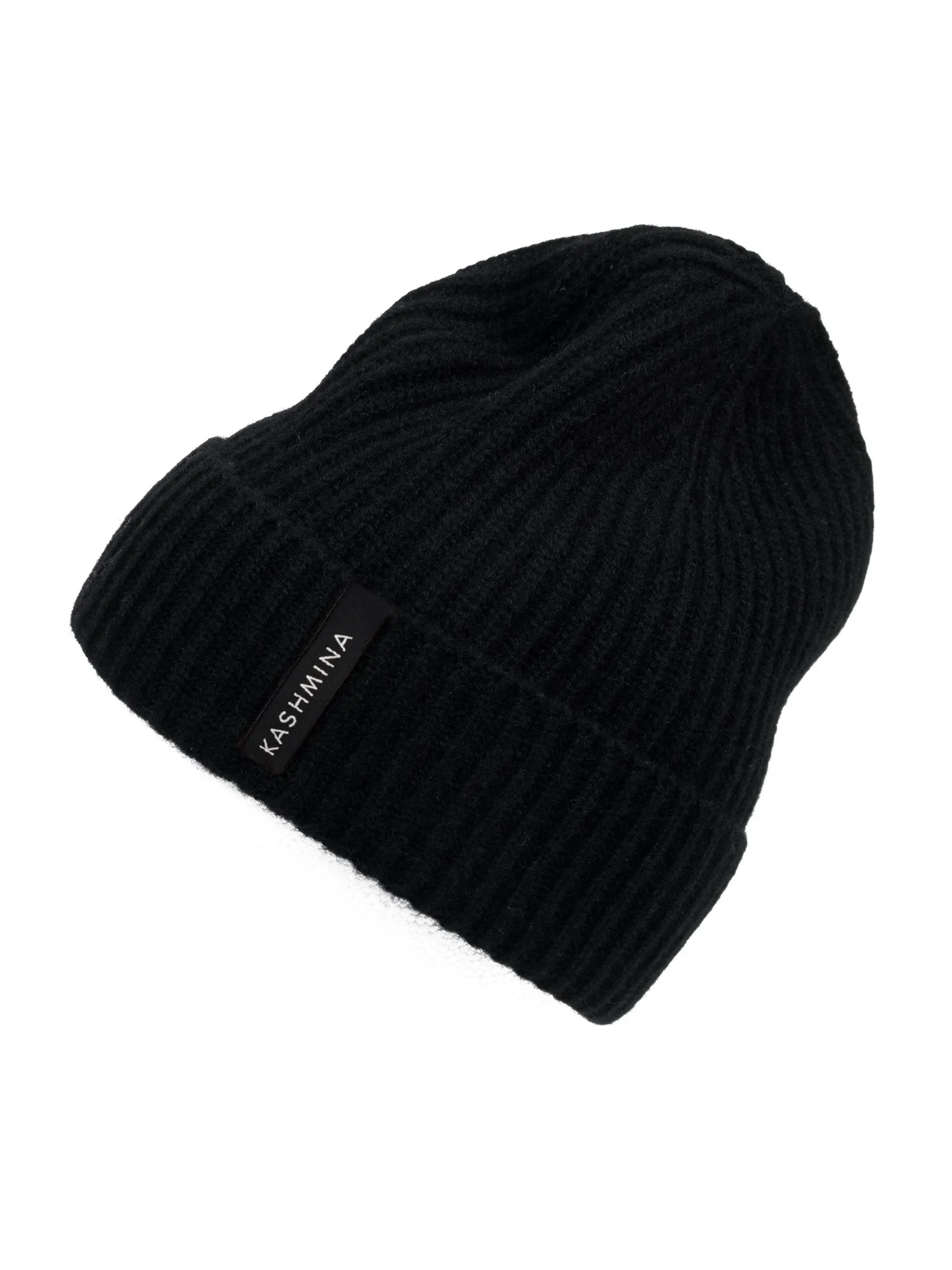 Cashmere beanie "Elli" - black