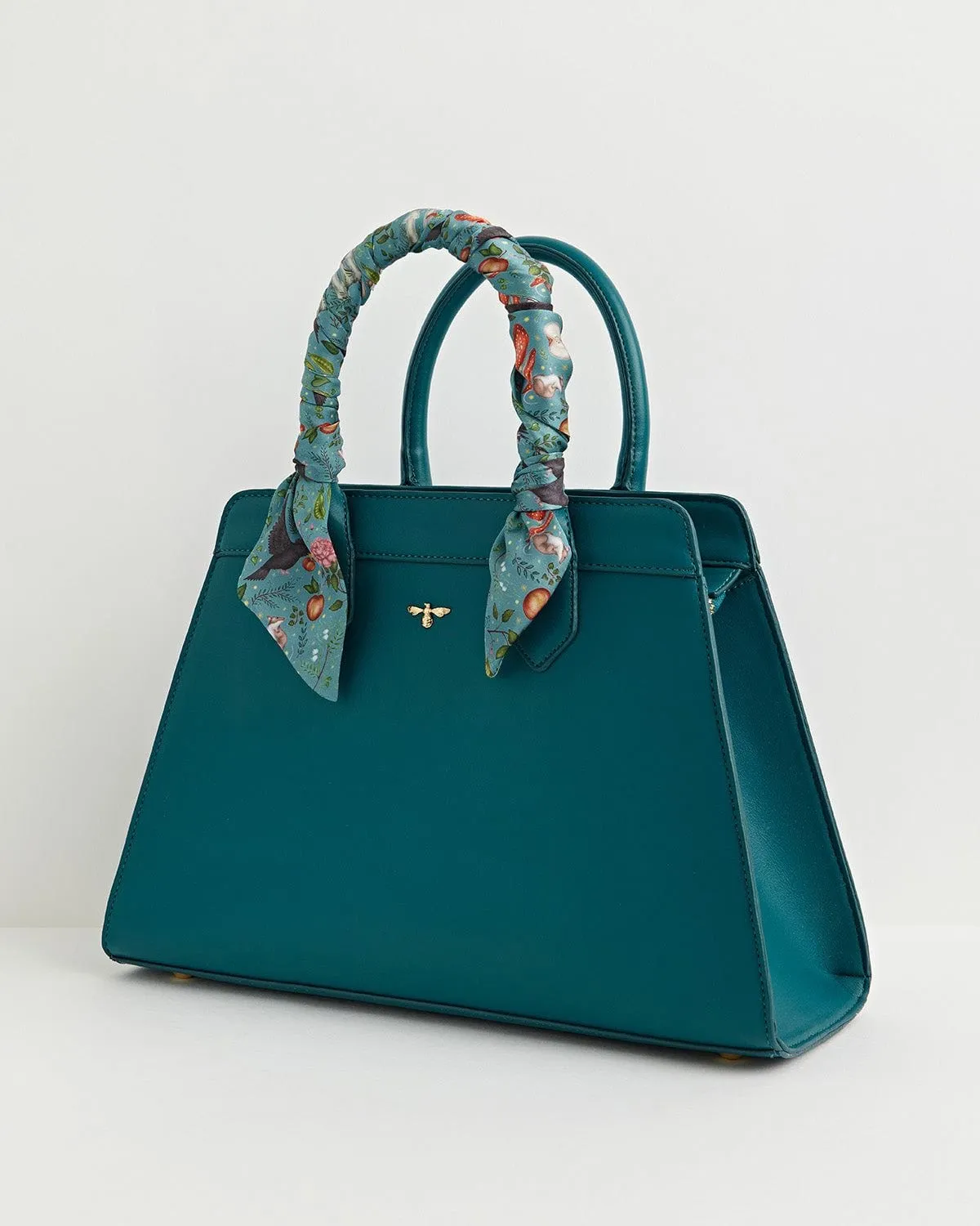 Catherine Rowe Into The Woods Tote - Teal