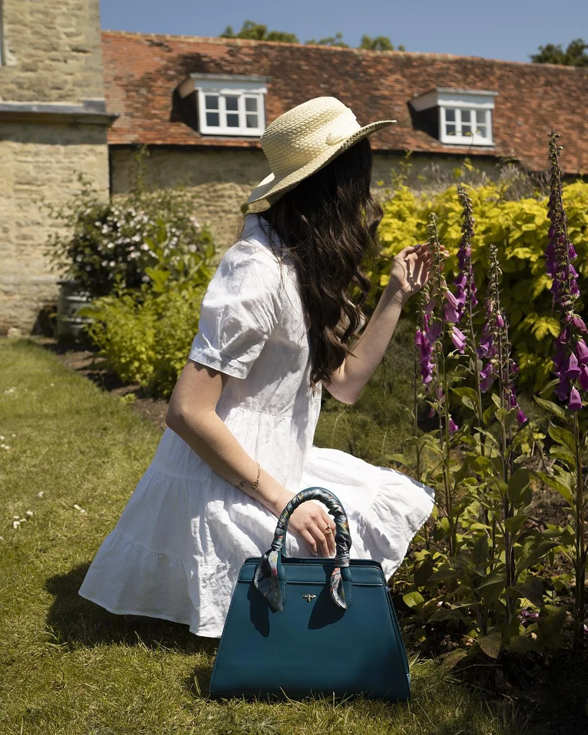 Catherine Rowe Into The Woods Tote - Teal