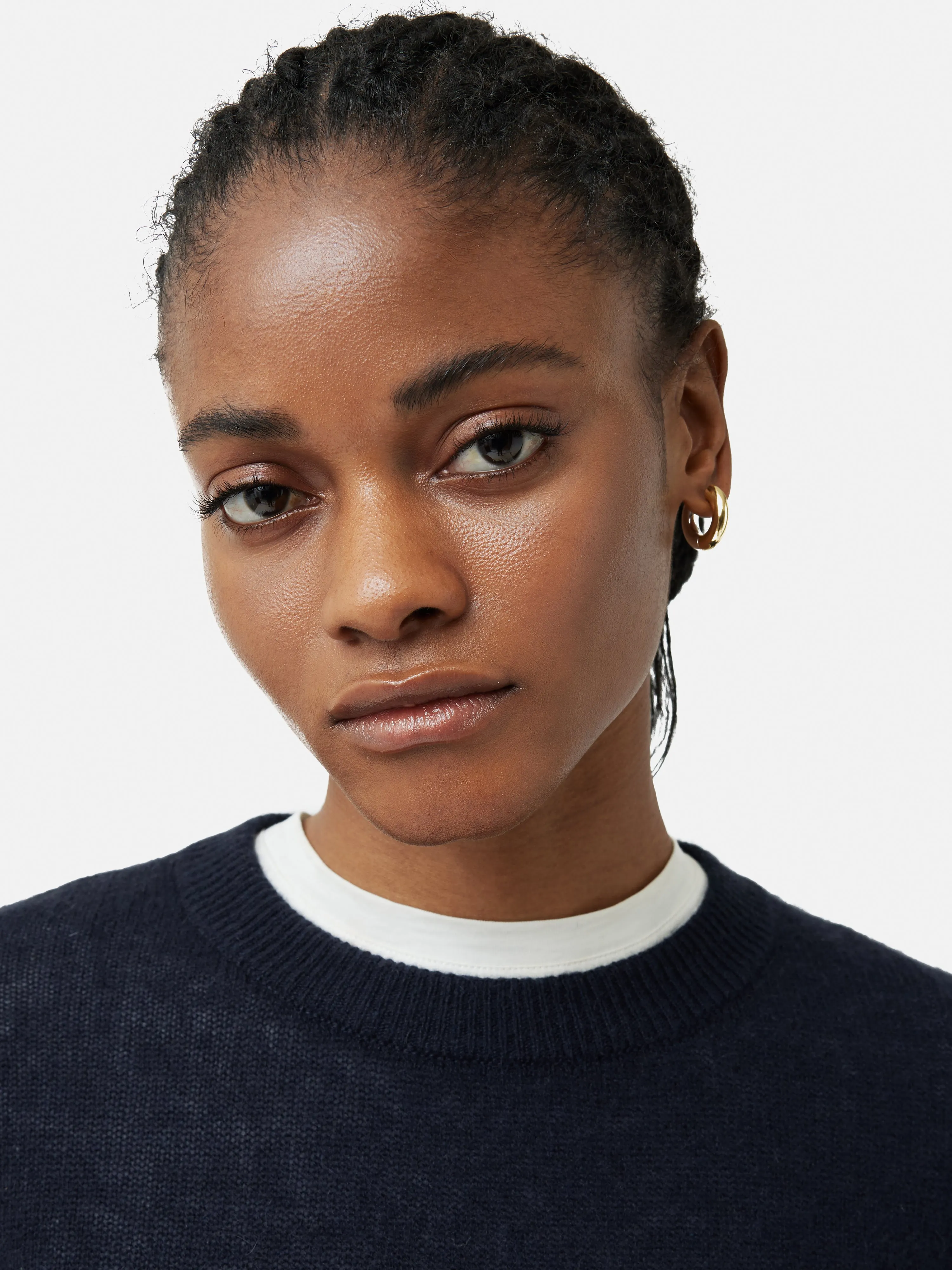 Cloud Cashmere Crew Jumper | Navy