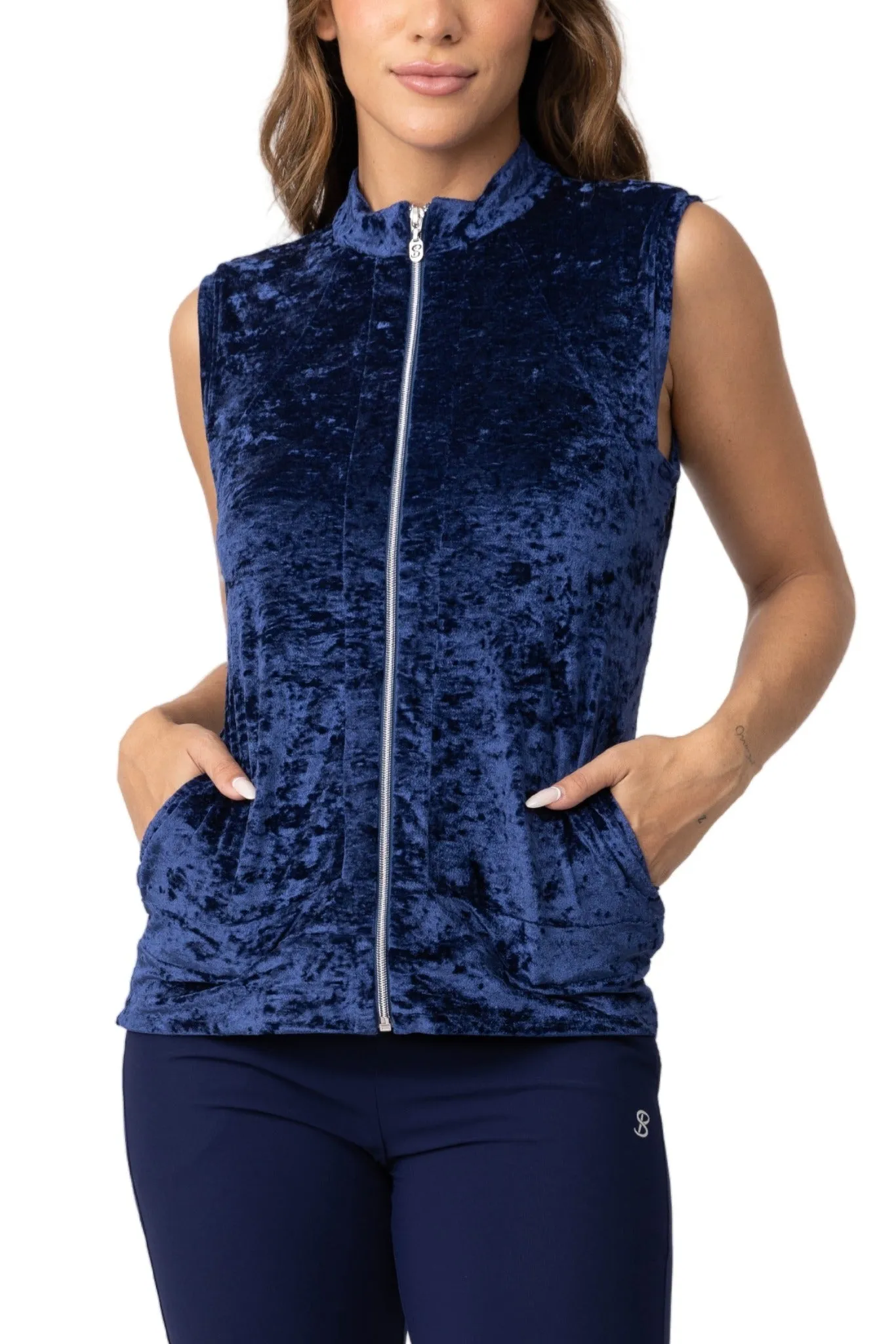 Crushed Velvet Vest