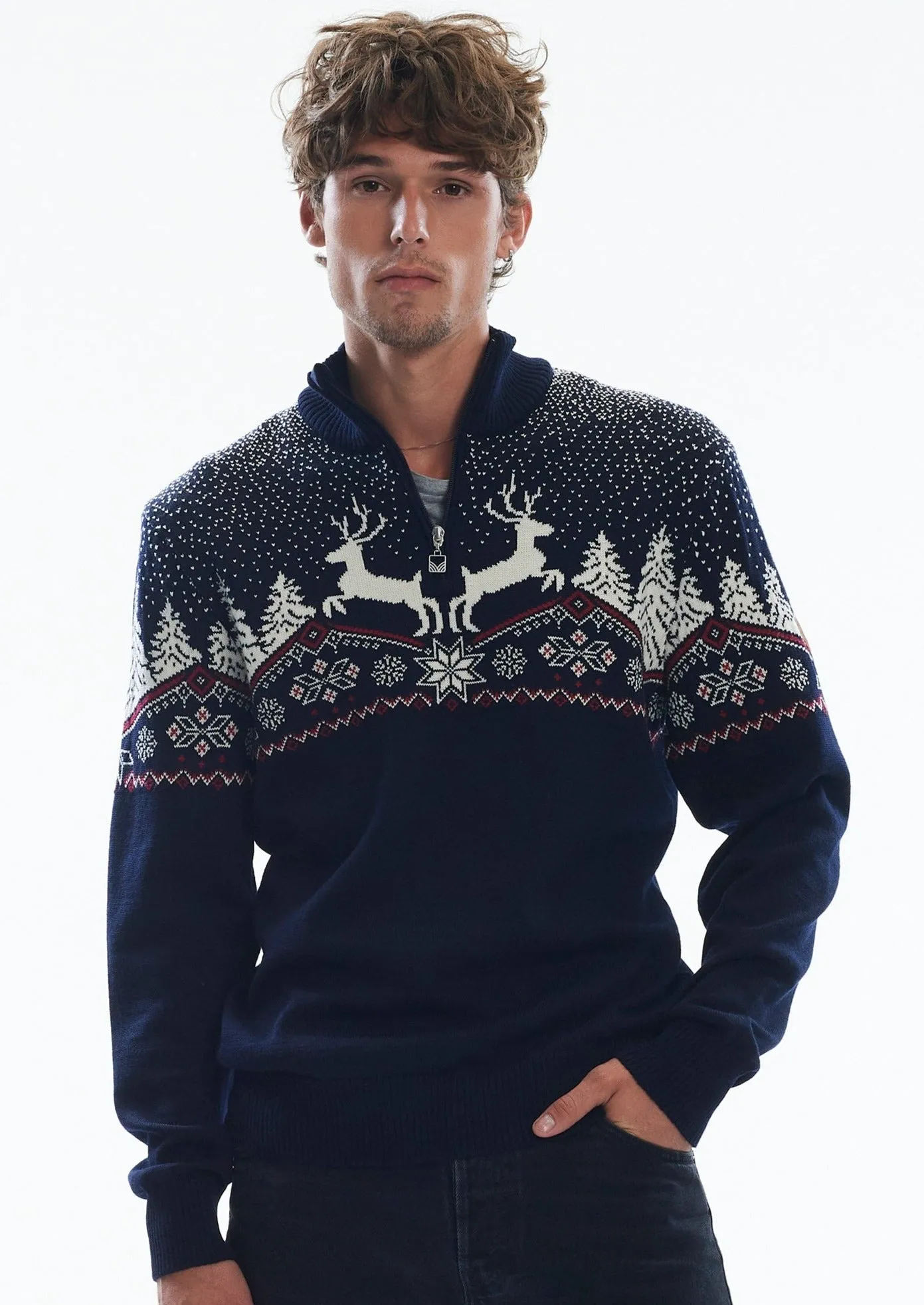 Dale of Norway - Christmas Men's Sweater - Navy