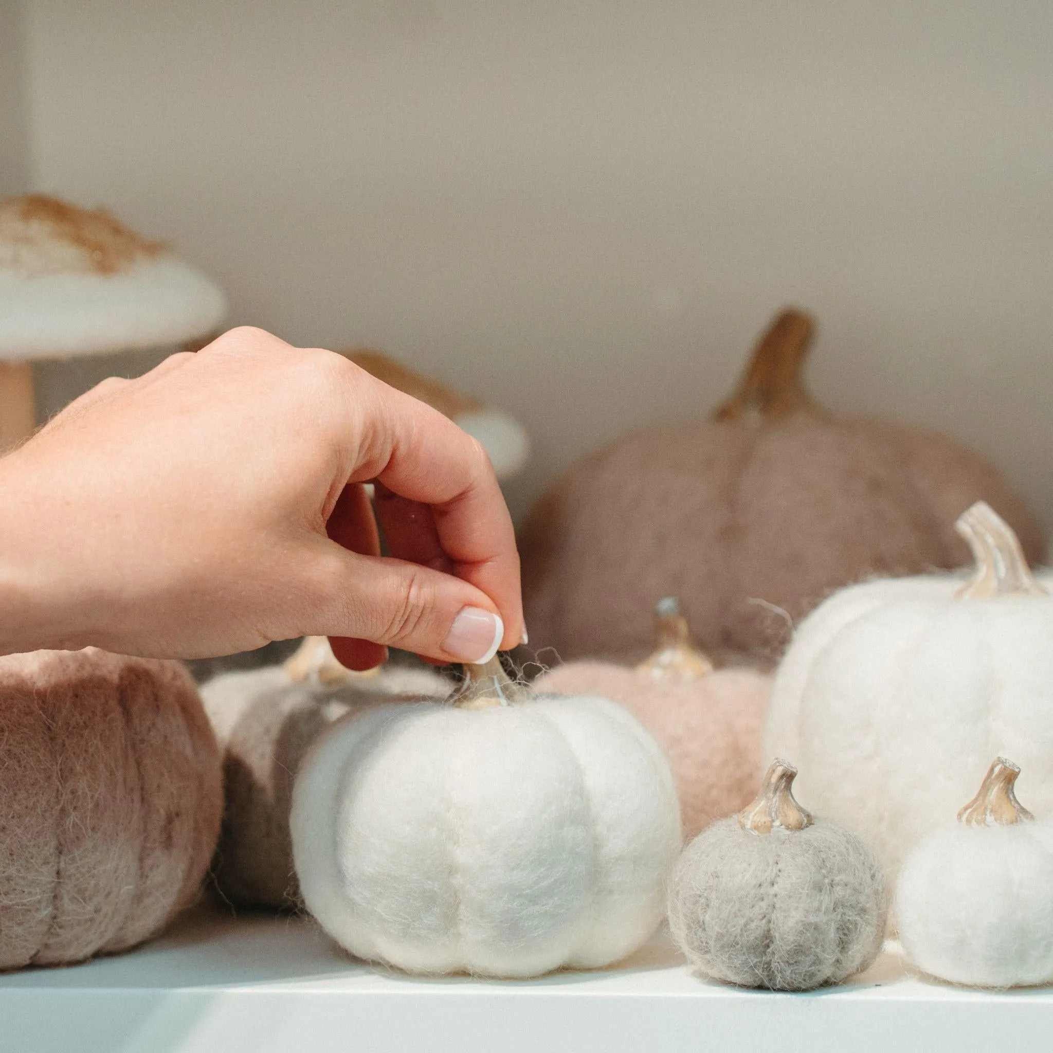 Felt Pumpkin Terracotta