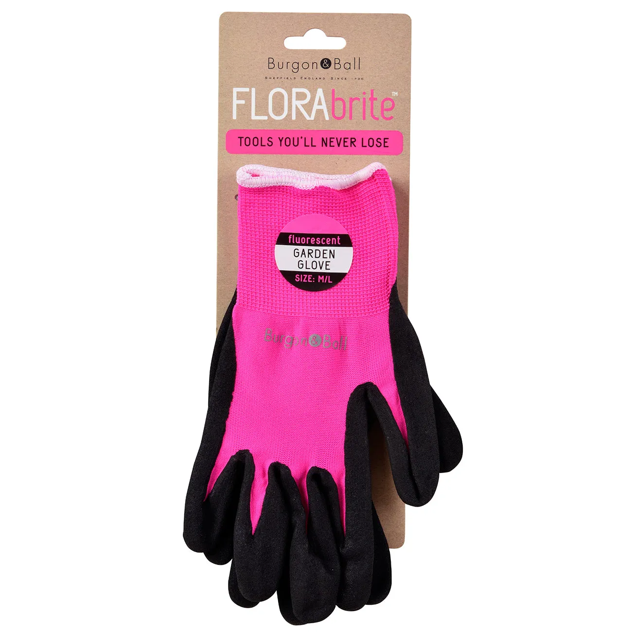 FloraBrite® Pink Garden Gloves - S/M