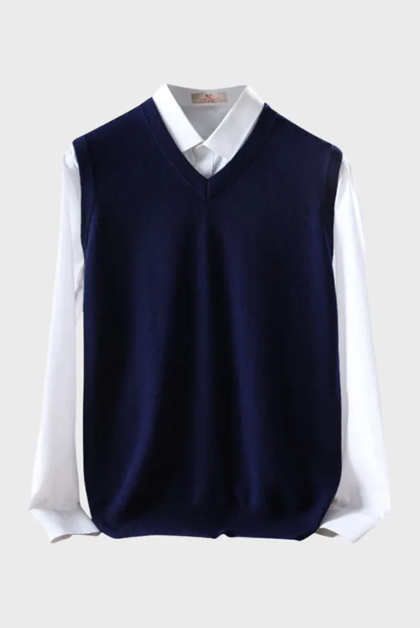 Foxy Merino Wool Sweater Vest