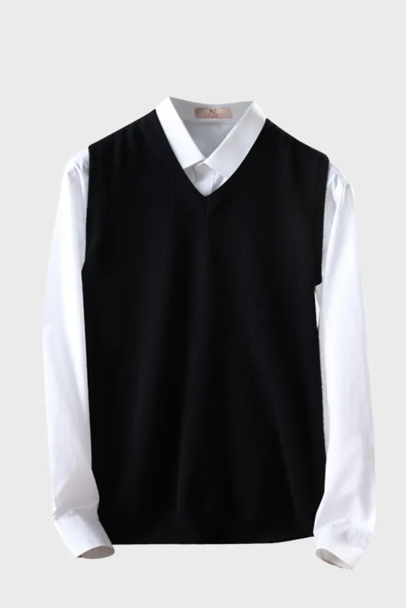 Foxy Merino Wool Sweater Vest