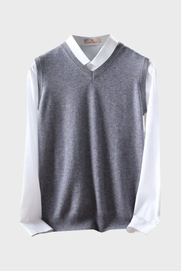 Foxy Merino Wool Sweater Vest