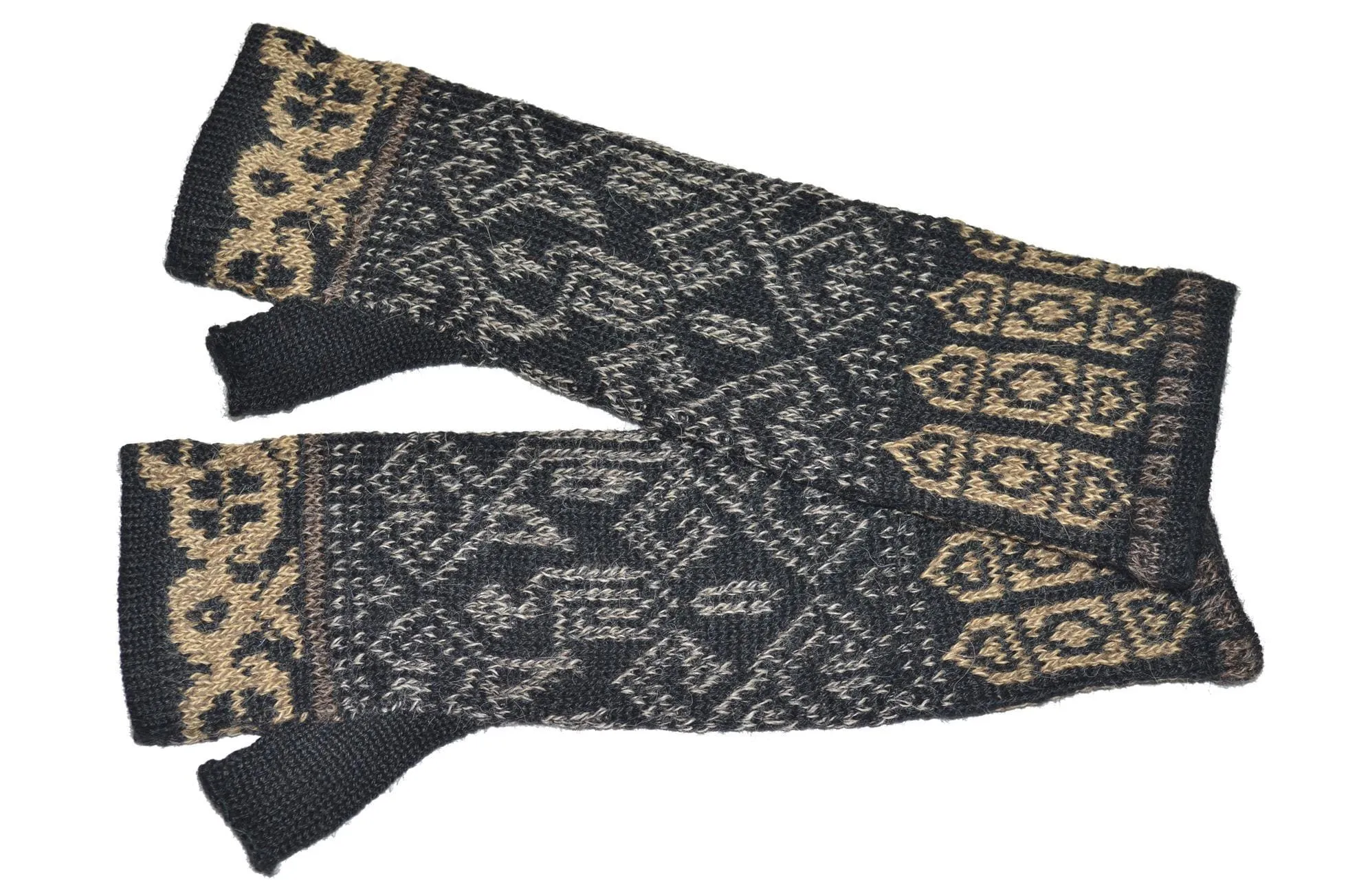 Grafitti Women's Fingerless Alpaca Gloves