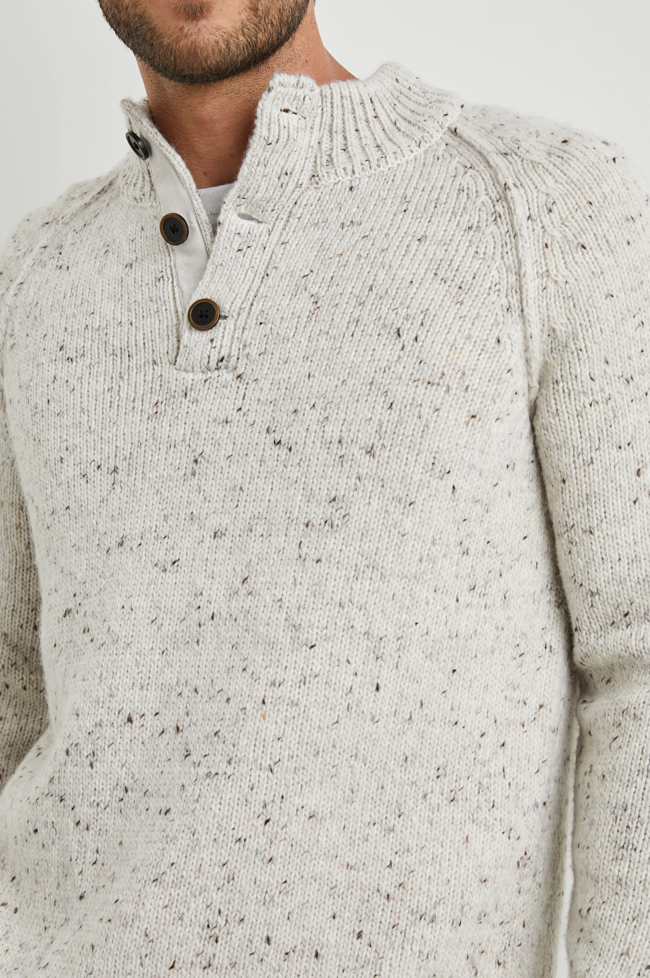 HARDING SWEATER - NATURAL NEP