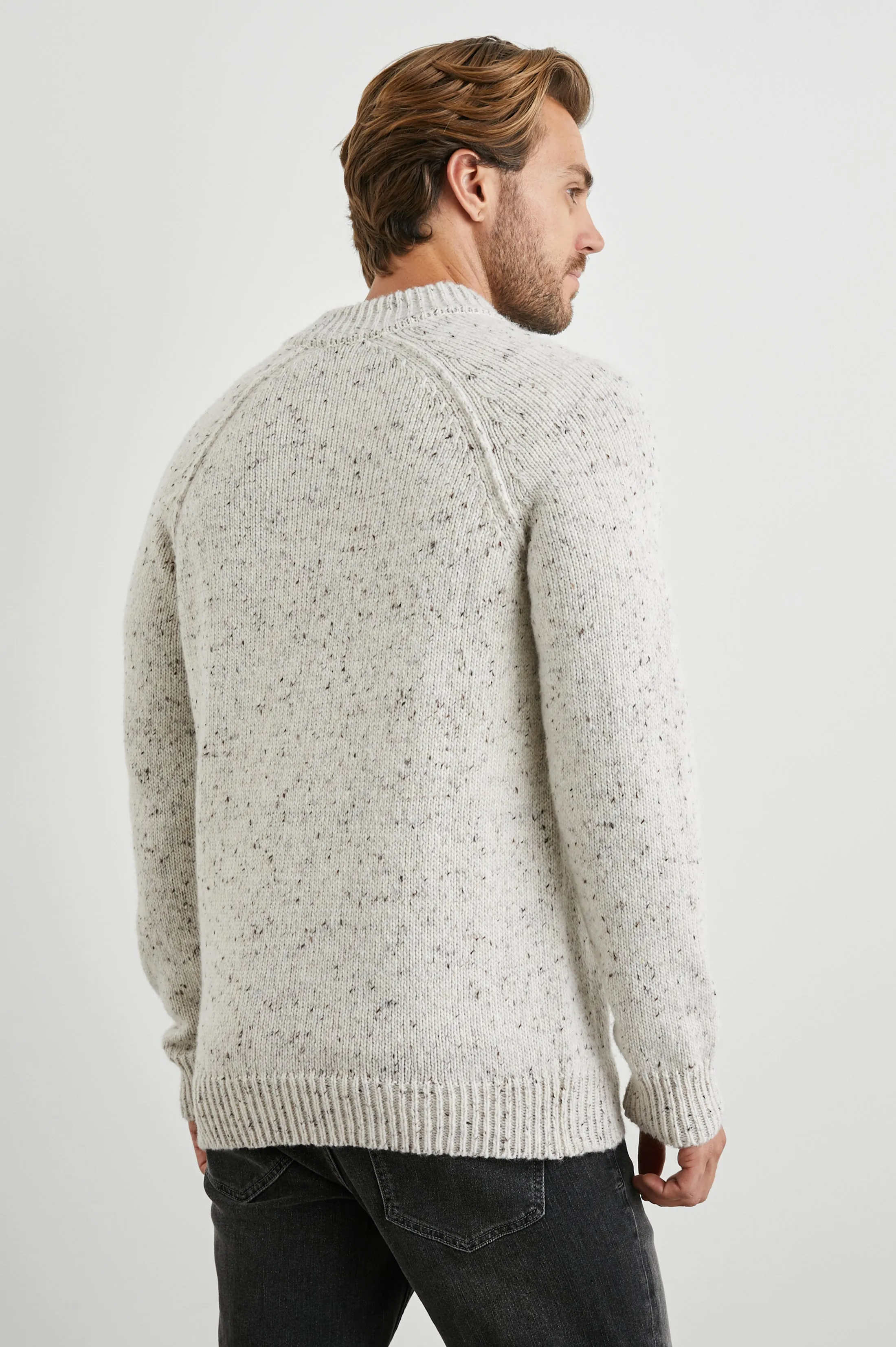 HARDING SWEATER - NATURAL NEP