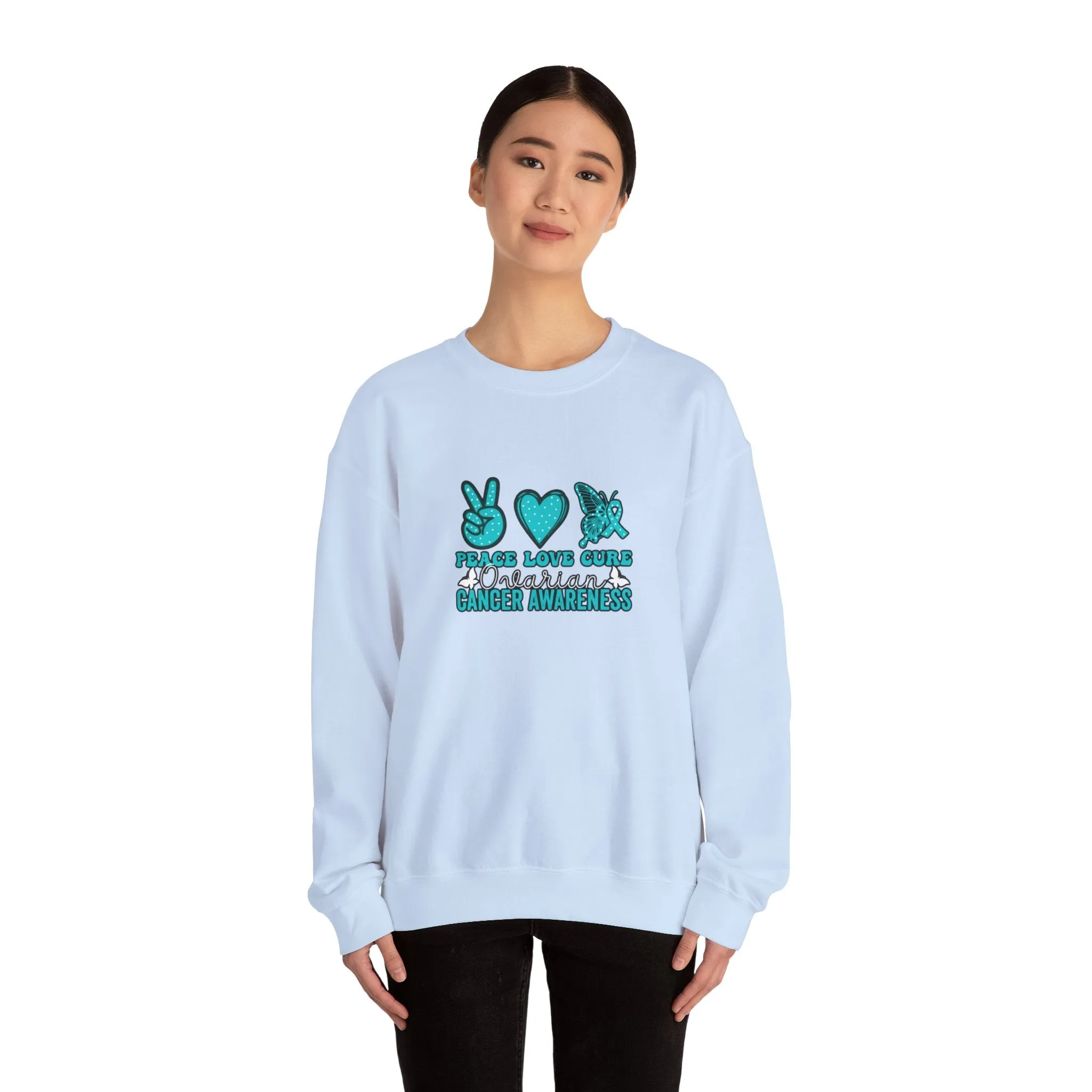 Hope Love Cure Unisex Heavy Blend™ Crewneck Sweatshirt