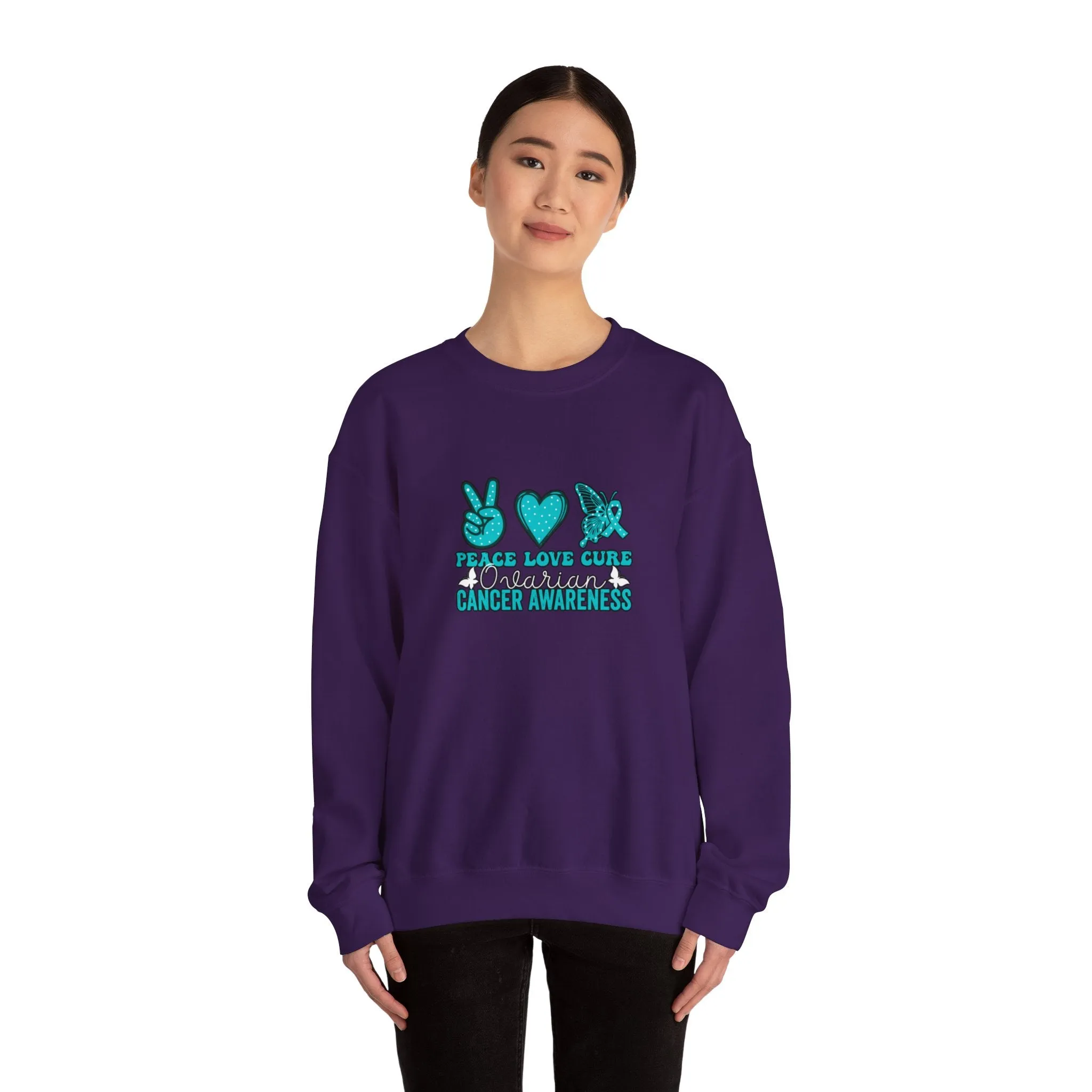 Hope Love Cure Unisex Heavy Blend™ Crewneck Sweatshirt