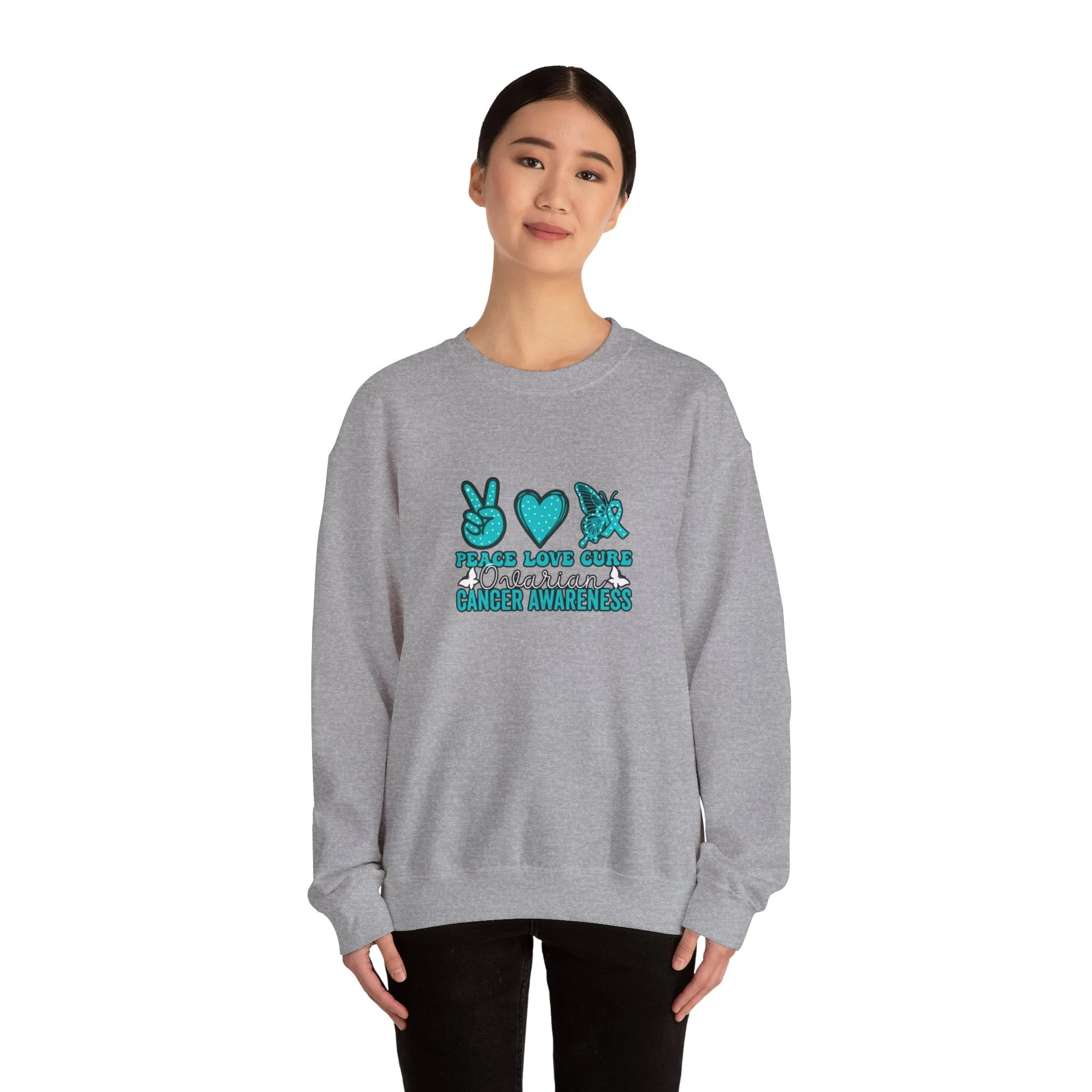 Hope Love Cure Unisex Heavy Blend™ Crewneck Sweatshirt