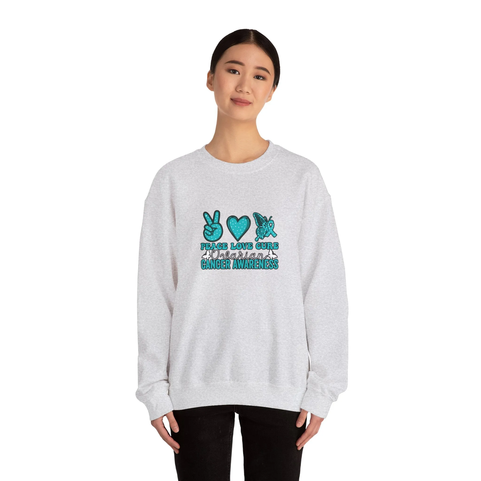 Hope Love Cure Unisex Heavy Blend™ Crewneck Sweatshirt