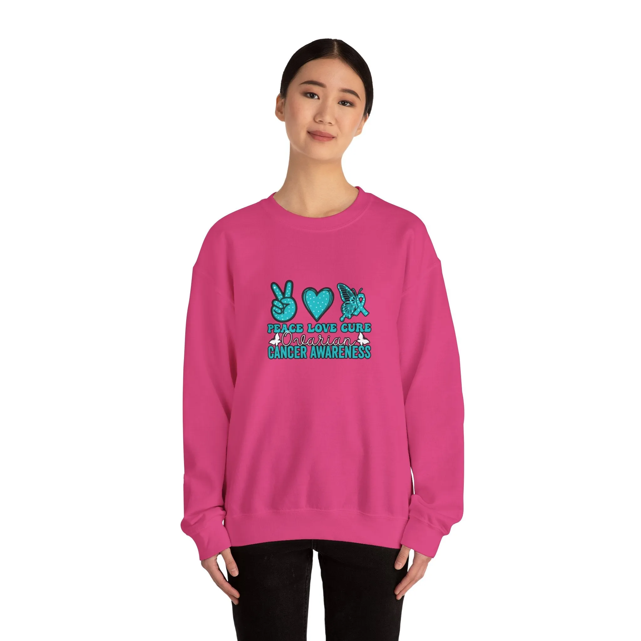 Hope Love Cure Unisex Heavy Blend™ Crewneck Sweatshirt