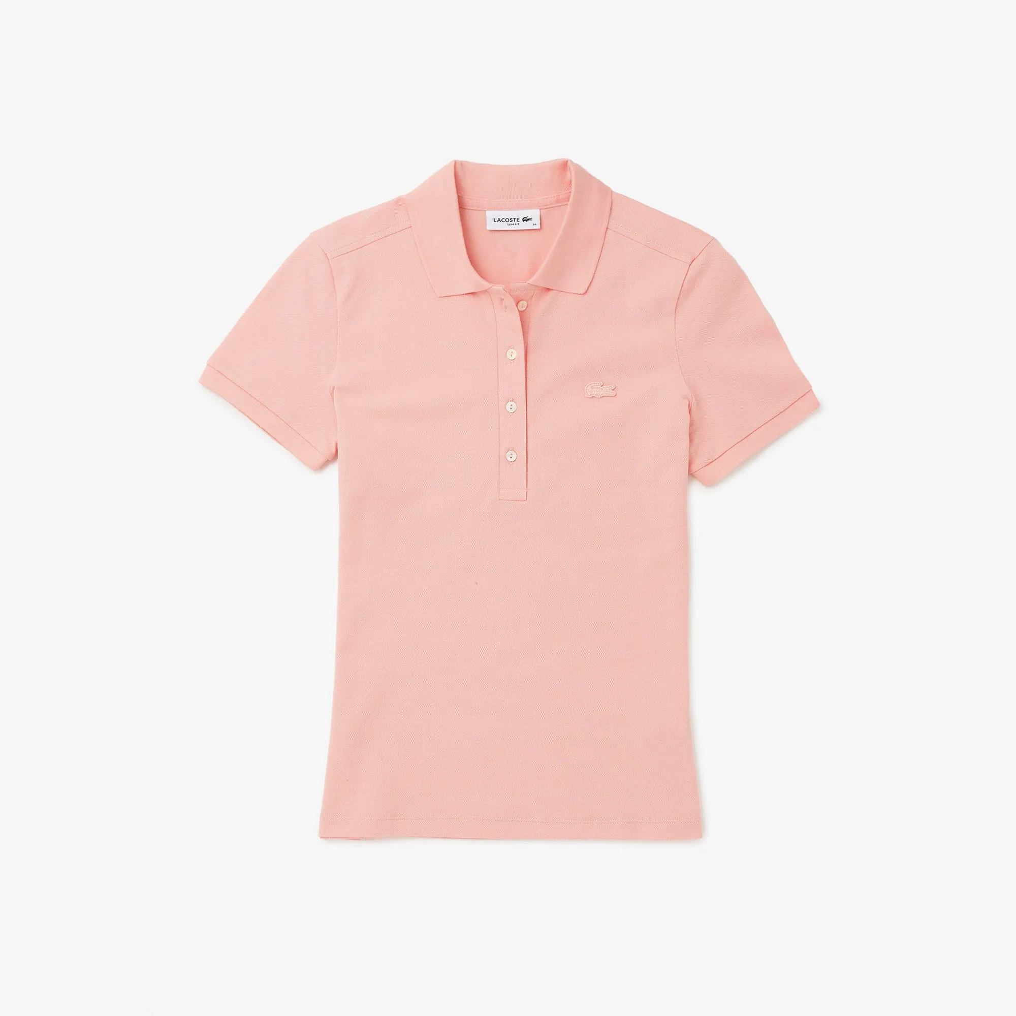 L.12.D Slim Fit Stretch Mini Piqué Polo Shirt