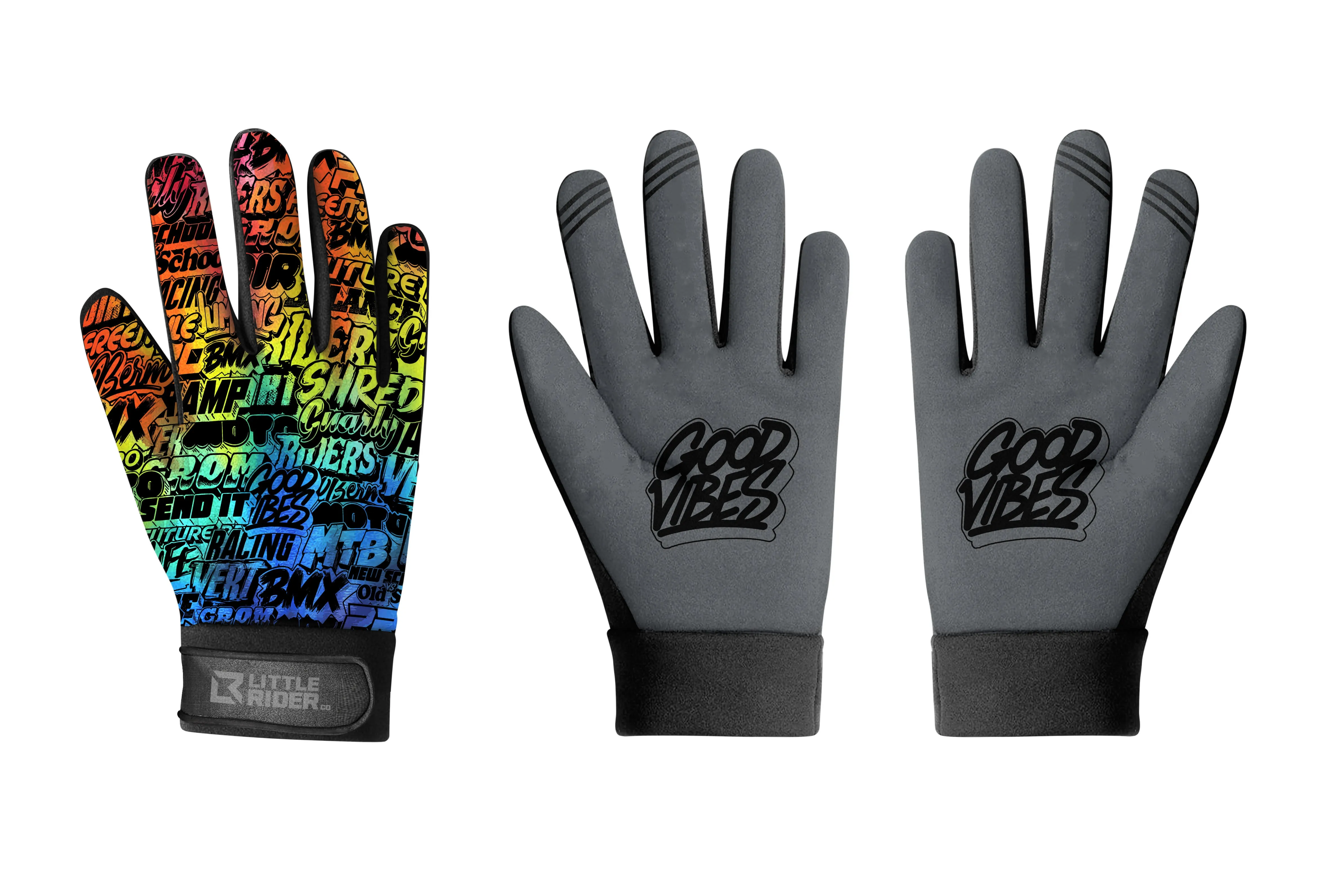 Little Rider Co Kids Bike Gloves - Inspire Series - Colour Blast