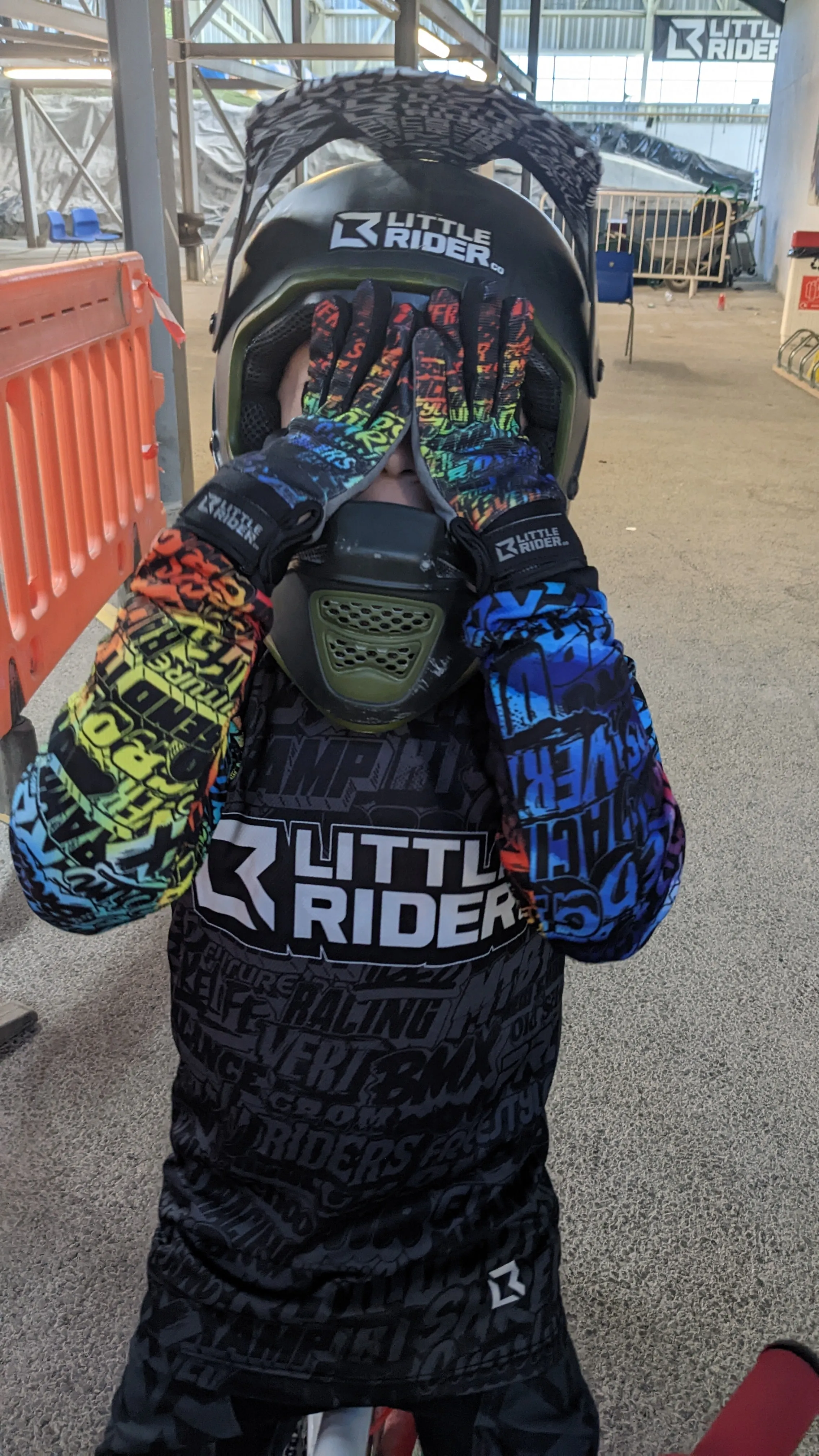 Little Rider Co Kids Bike Gloves - Inspire Series - Colour Blast