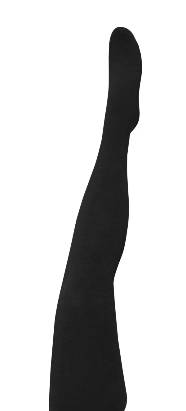 ‘Luxe Black’ Merino Wool Tights