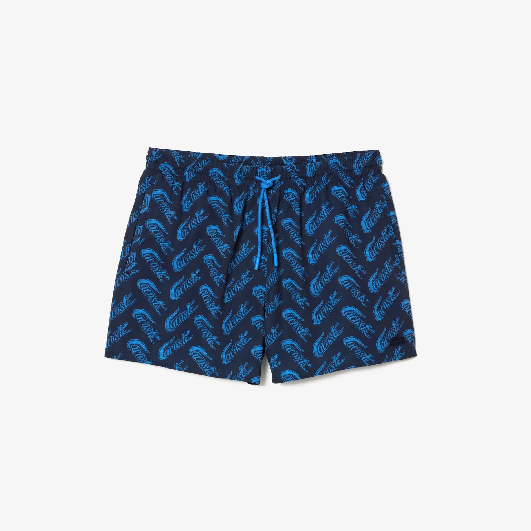 Men’s Lacoste Recycled Polyester Print Swim Trunks