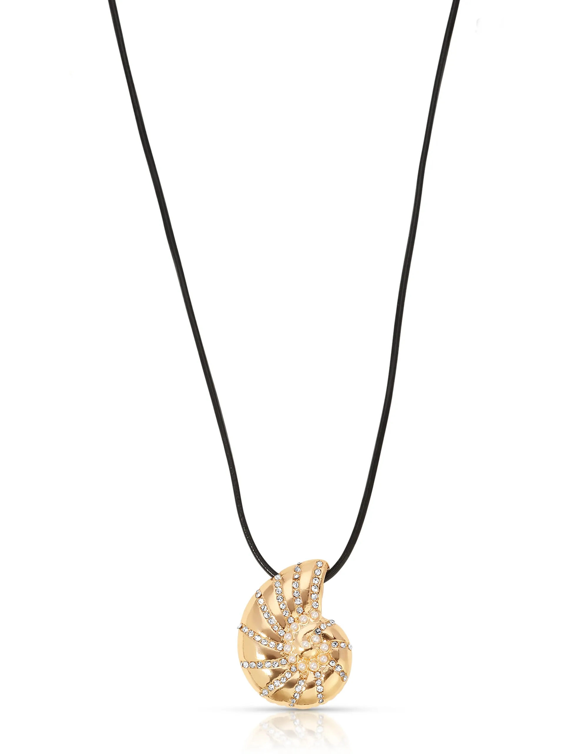 Nautilus Shell Cord Necklace