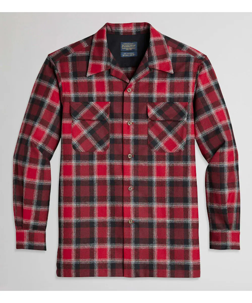 Original Board Shirt<br>Red/Black/Grey Plaid