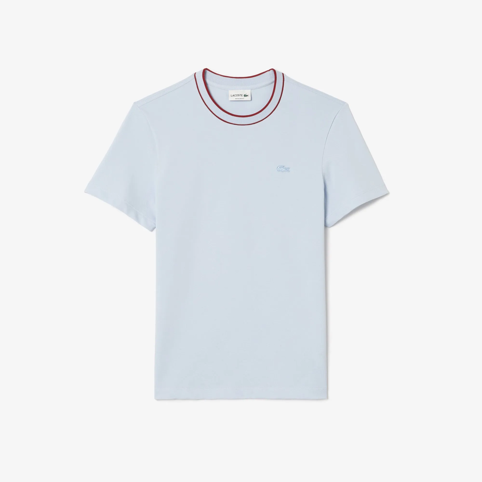 Piqué Stripe Collar T-shirt