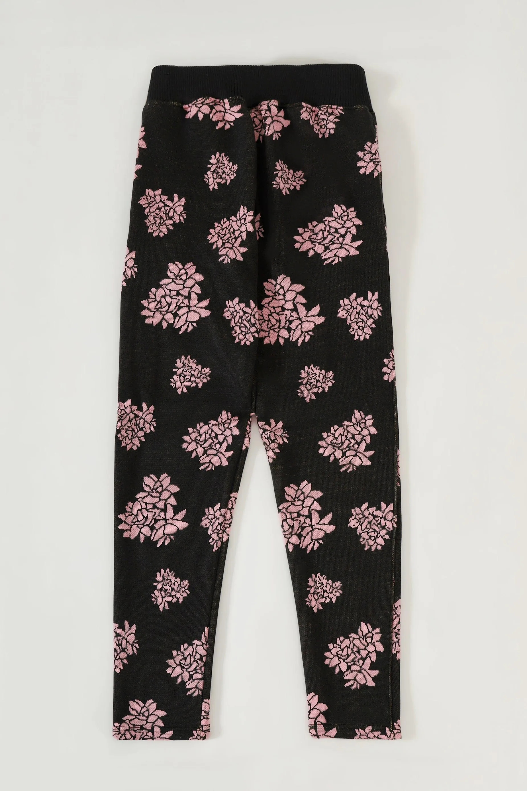 "JASMINE GARDEN" KNIT SWEATPANTS