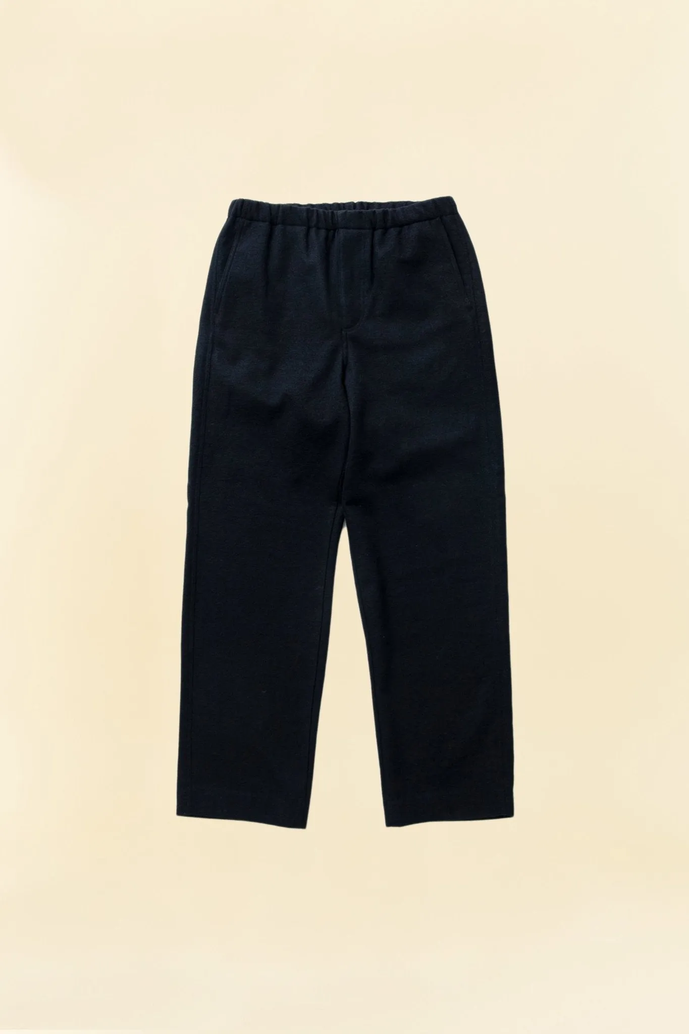 Rats Wool Knit Easy Pants - Black