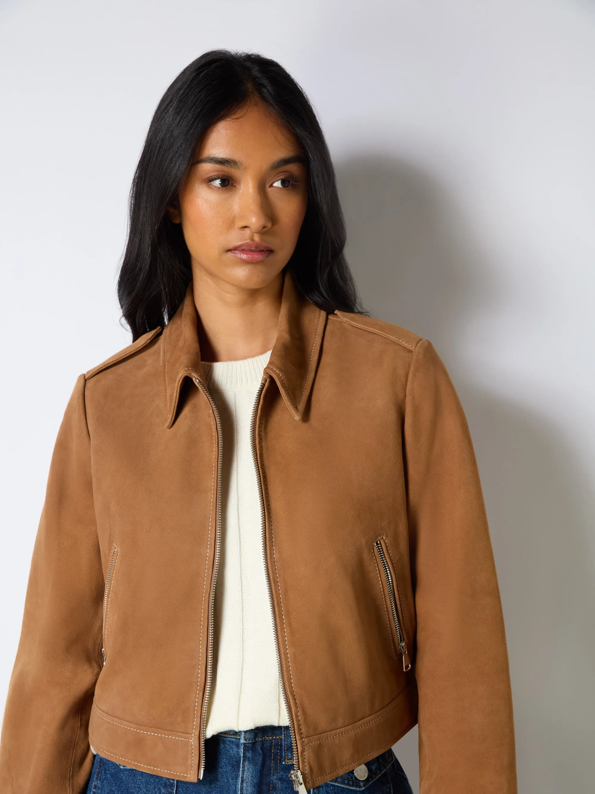 Tan Suede Jacket