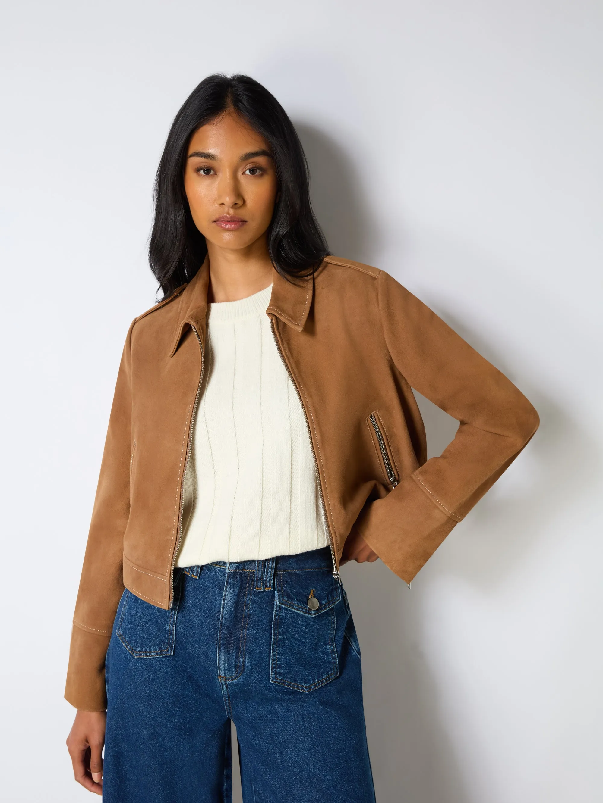 Tan Suede Jacket