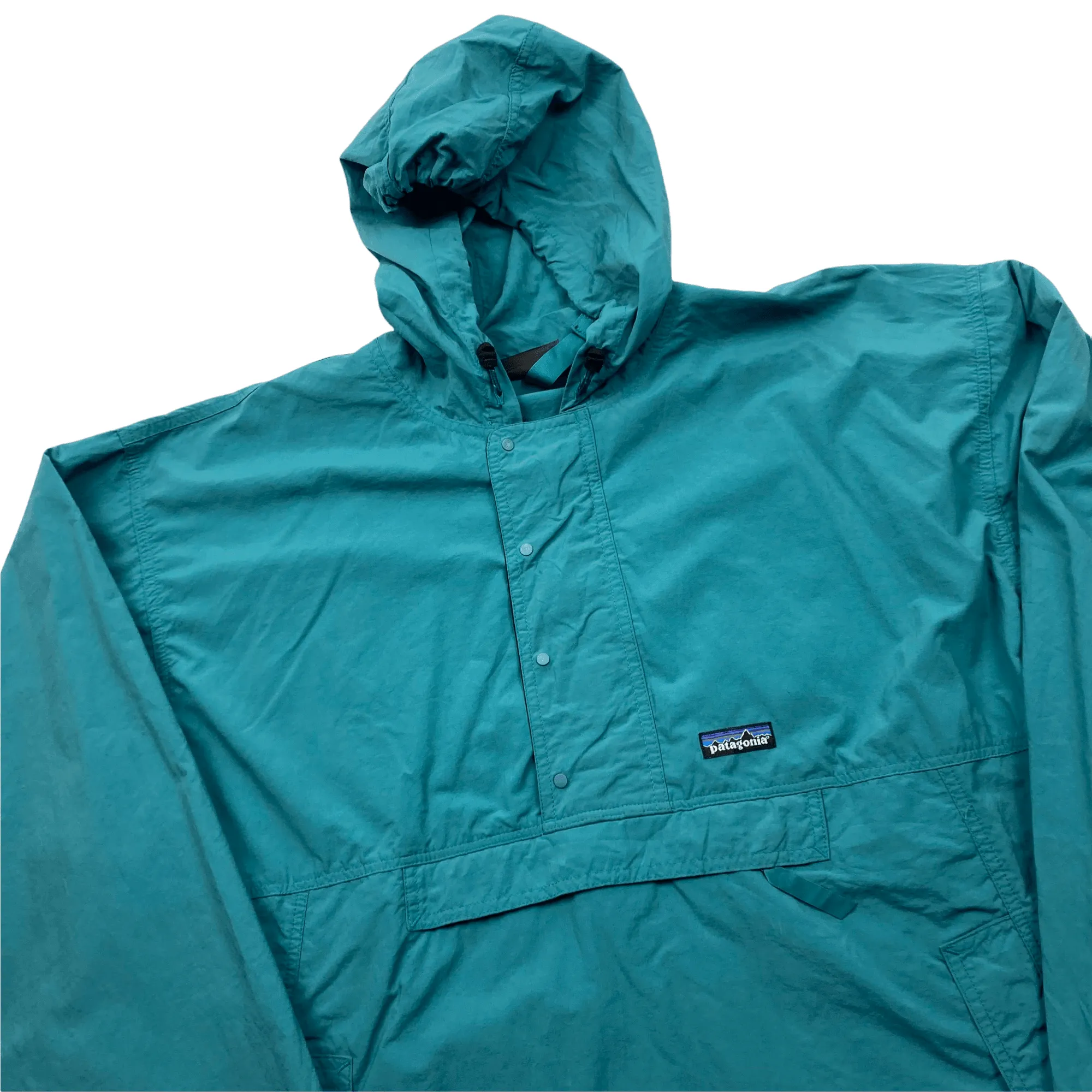 Vintage 90s Green/ Blue Patagonia Waterproof Pullover Anorak - Extra Large