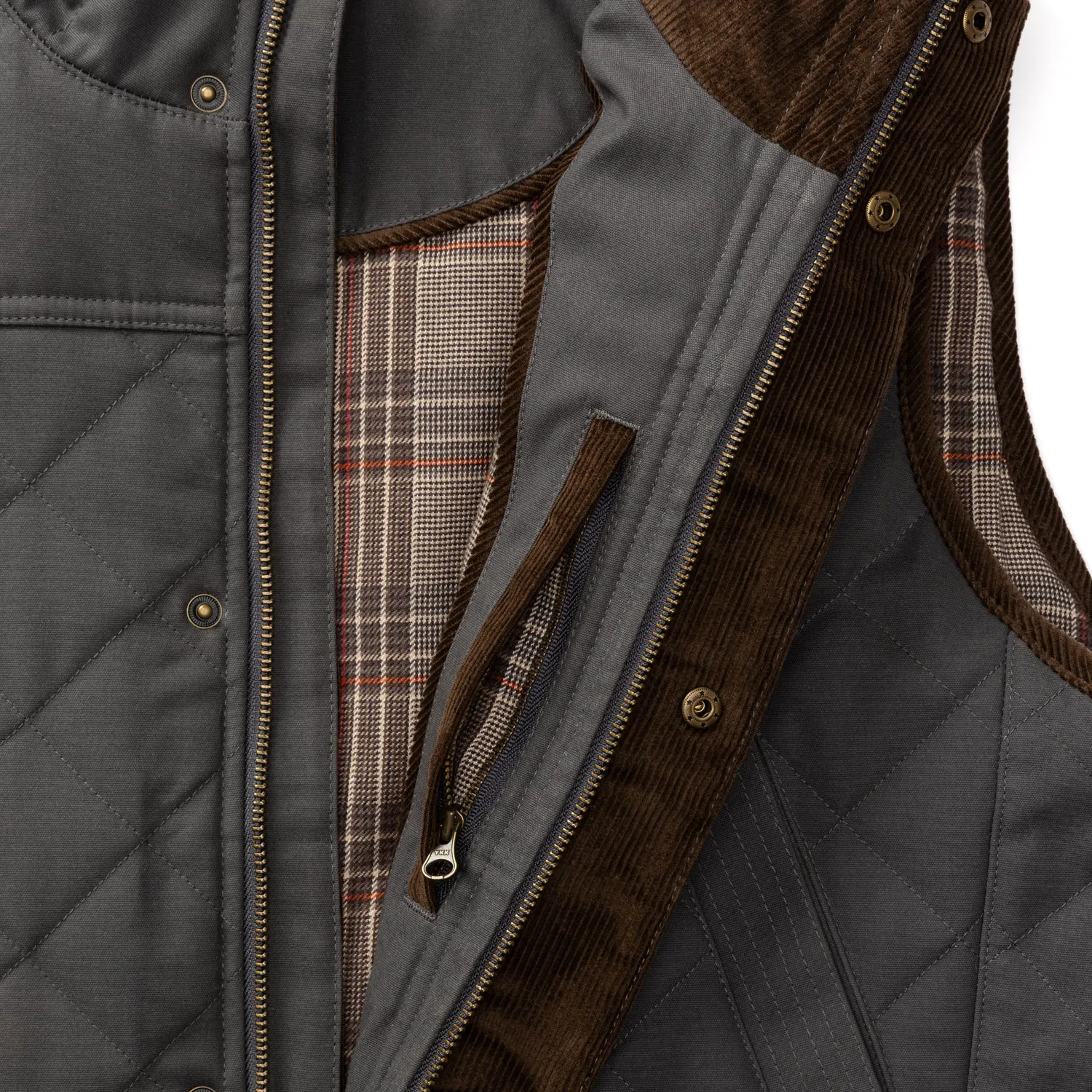 Waxed Duck Canvas Quilted Vest