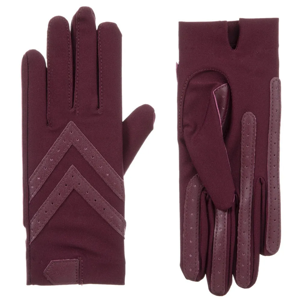 Women's Chevron Shortie Spandex Gloves with smartDri® and smarTouch®