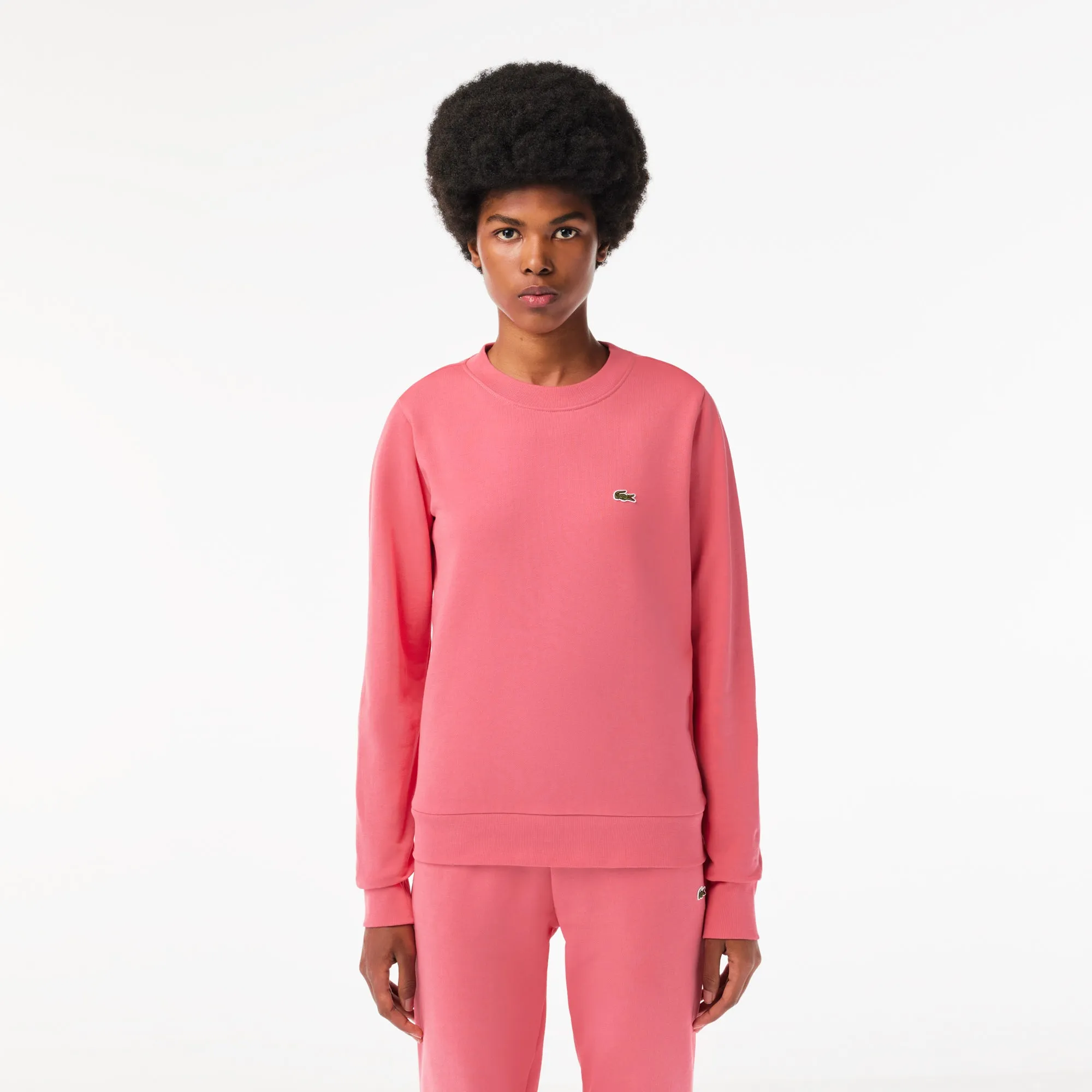 Women's Lacoste Unbrushed Fleece Jogger Sweatshirt