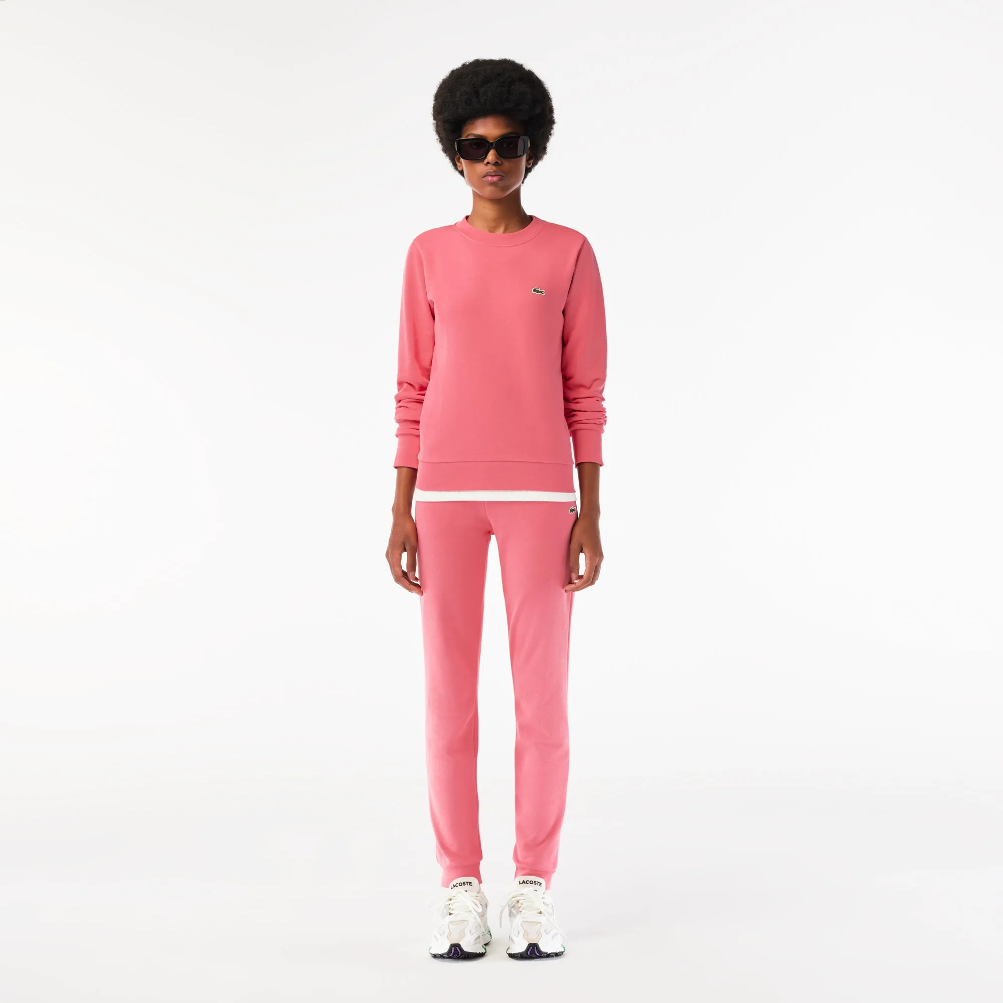 Women's Lacoste Unbrushed Fleece Jogger Sweatshirt